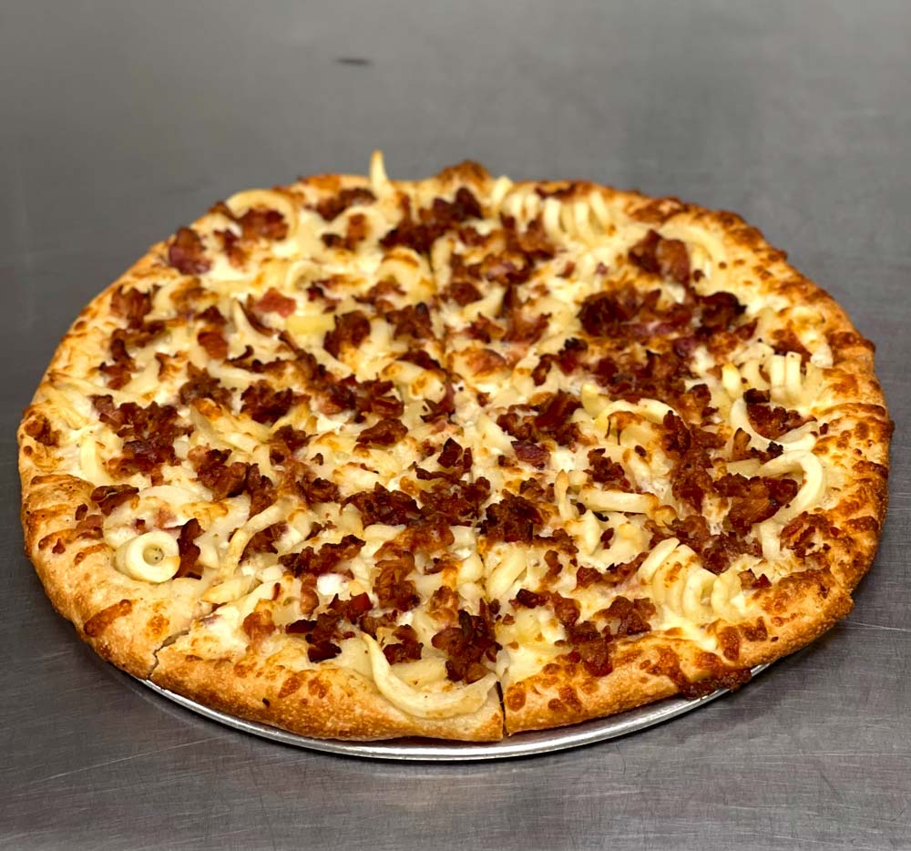 Bacon Cheese Fry Pizza
